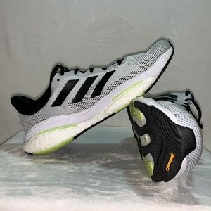 adidas Solarglide 5 Silver/White mens size 10.5